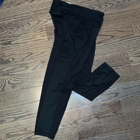 NWT - Crane ladies crop Capri length running tights workout leggings size small - Picture 2 of 8